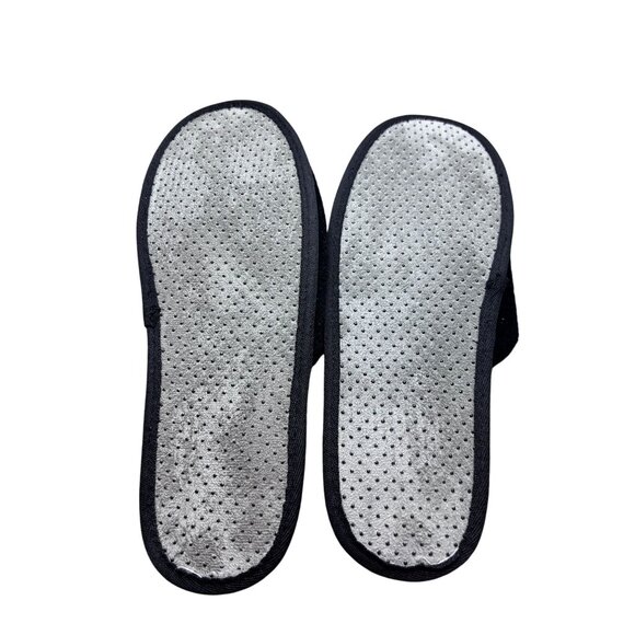 Trump Soho New York Mens Plush Slippers With Bag - Picture 3 of 4